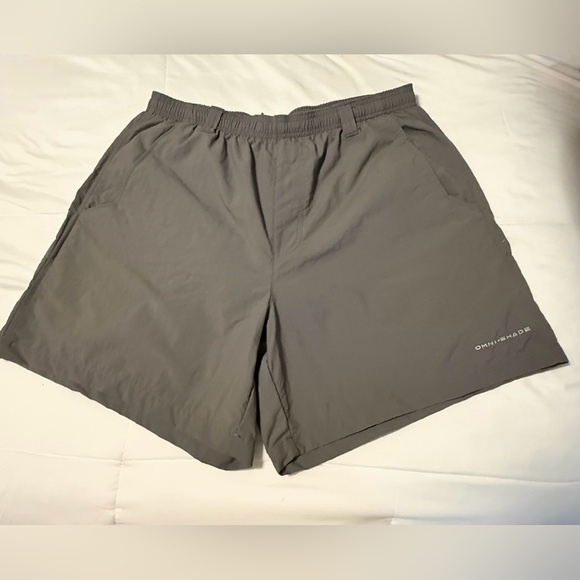 Columbia Other - Columbia Omni-Shade Men’s Shorts Medium Gray Elastic Waist Outdoor Hiking 5”
